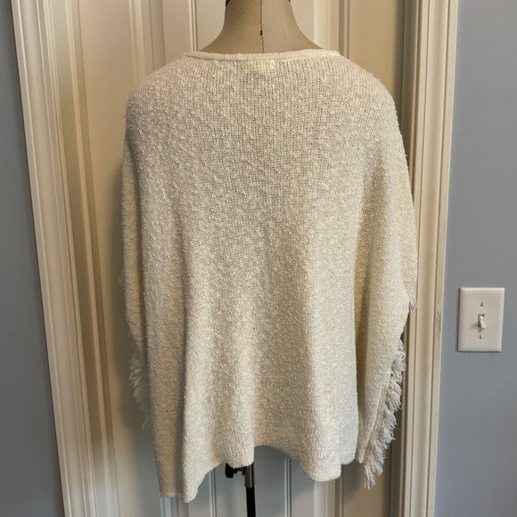 Soft Joie XS Abhay Linen Poncho Sweater ~ Lagenlook Minimalist - Picture 2 of 6